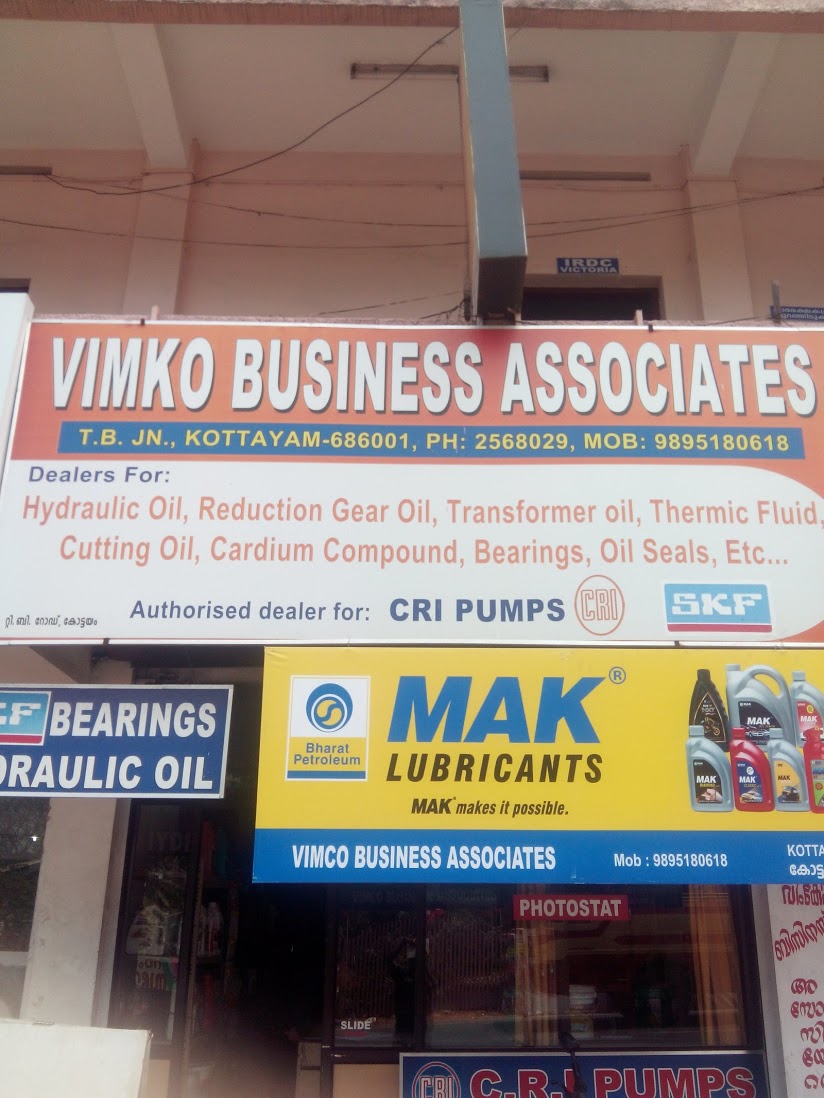 Vimko Business Associates, LUBES AND SPARE PARTS,  service in Kottayam, Kottayam