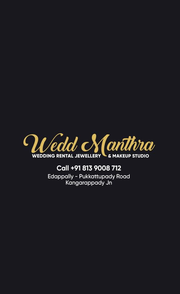 WEDD MANTHRA, BEAUTY PARLOUR,  service in Kakkanad, Ernakulam