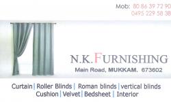 N.K.FURNISHING, CURTAINS,  service in Mukkam, Kozhikode