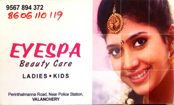 EYESPA  BEAUTY CARE, BEAUTY PARLOUR,  service in Valanchery, Malappuram